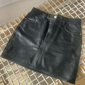 Rag & Bone lether skirt